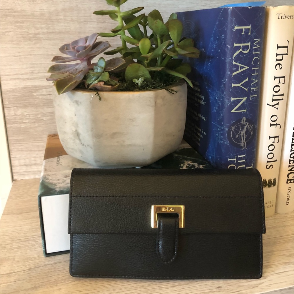 Ralph Lauren Leather Wallet! NWOT